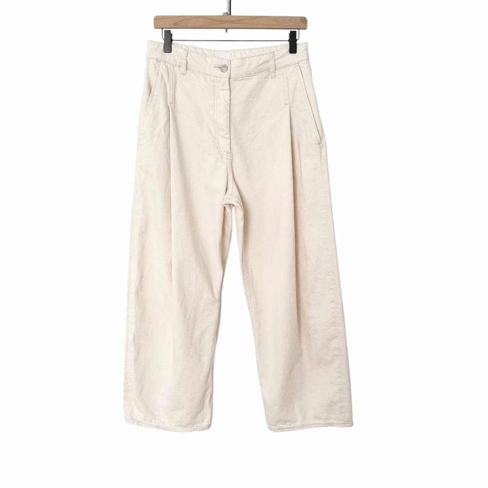 COS Barrel Leg Cotton Denim Pants - Excellent Pre-Owned Condition, 8 - Picture 4 of 16